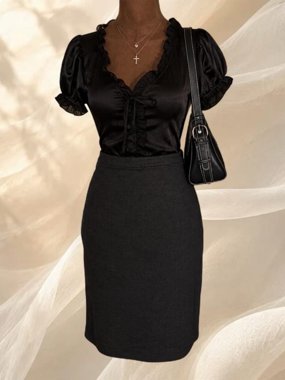 Loft Grey Tailored Pencil Skirt High Waisted Career Office Wear Size 14
